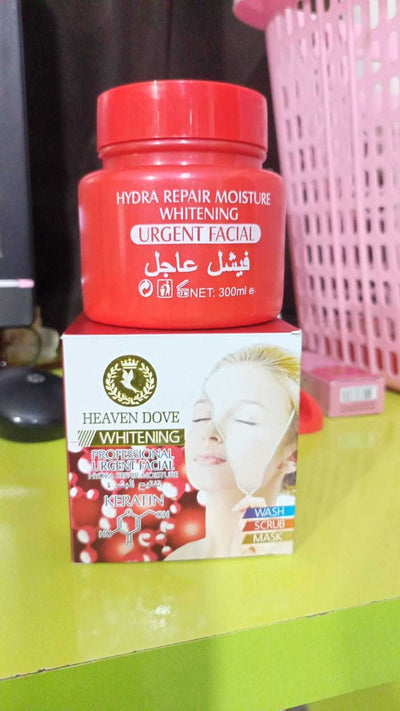 Heaven Dove Facial Cream Keratin Jar 300 for Radiant Skin - MAT Beauty
