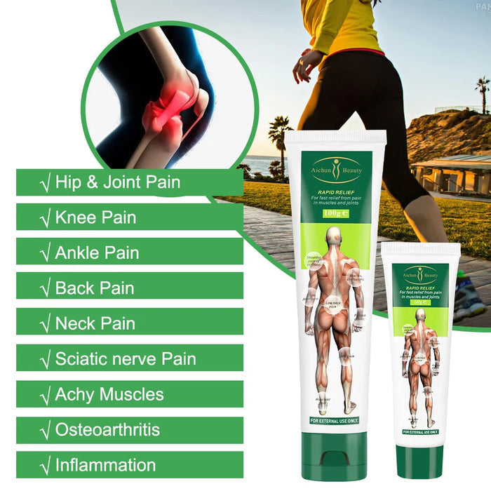 Aichun Beauty Body Muscle Pain Relief Cream - Effective Full Body Massage Cream 100g - MAT Beauty