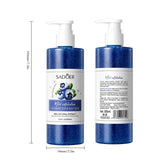 SADOER Blueberry Scrub Body Wash - Hydrating Exfoliating Lightening Shower Gel 300ml - SD57126 - MAT Beauty