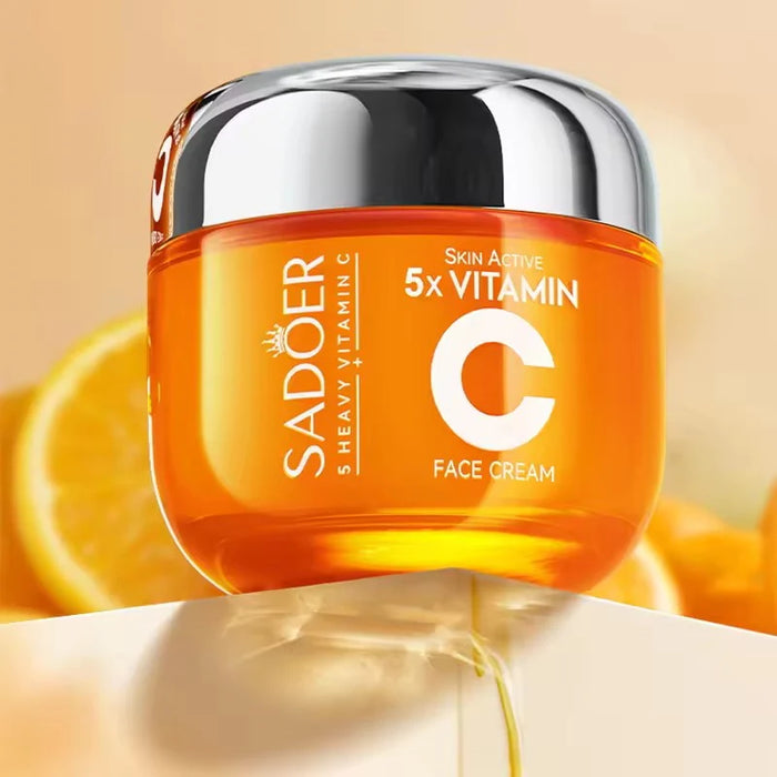 Sadoer Vitamin C Face Cream - 5x Power for Radiant Skin - MAT Beauty