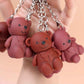 Teddy Bear Lip Gloss Keychain - Trendy Matte Makeup for Your Lips - MAT Beauty
