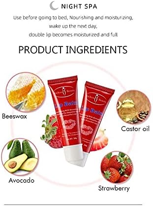 Aichun Beauty Lip Balm Moisturizing and Soothing Strawberry 50G for Highly Concentrated Lip Care - MAT Beauty