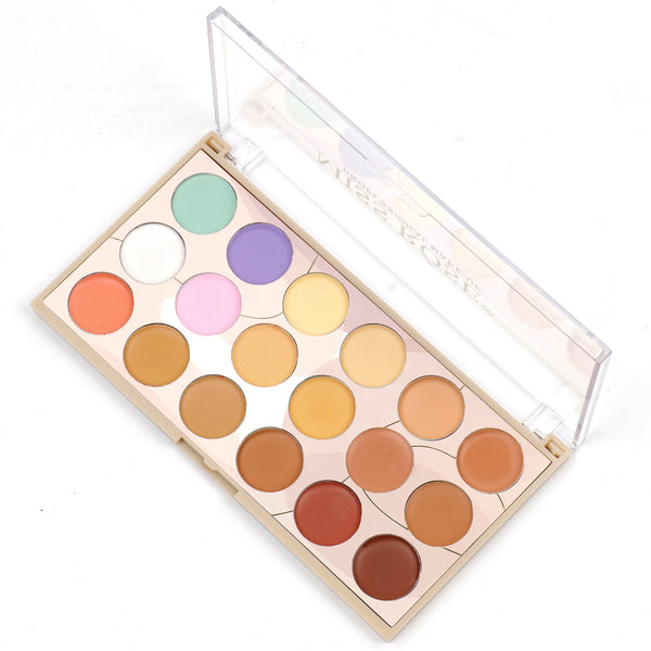 Miss Rose Concealer Palette - 18 Color Flawless Contouring and Coverage Solution - MAT Beauty