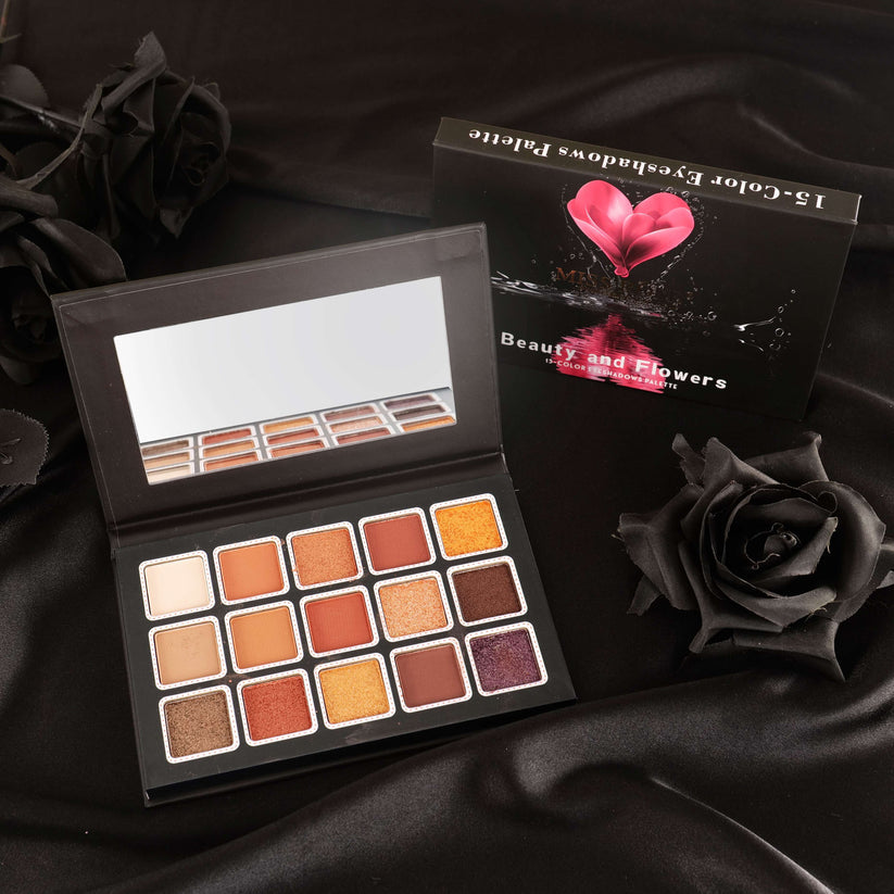 Miss Rose 15 Color Palette Collection - Versatile Miss Rose Eyeshadow Palette for Stunning Looks - MAT Beauty
