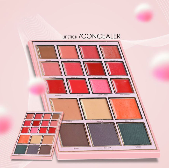 Mocallure Makeup Palette - All In One 5 Pages Book for Ultimate Beauty Looks - MAT Beauty