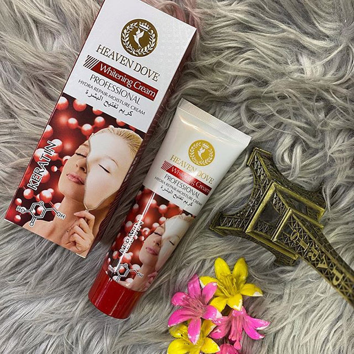 Heaven Dove Whitening Cream Professional Keratin Tube 120g - Illuminate Your Skin - MAT Beauty