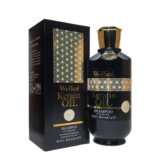 Wellice Keratin Oil Shampoo - Premium Edition Spa Vitamins 520g - MAT Beauty