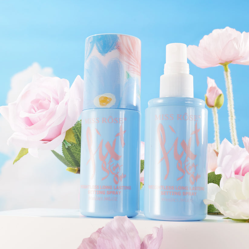 Miss Rose Setting Spray for Long-Lasting Makeup - Fixt Stay Over Formula - MAT Beauty