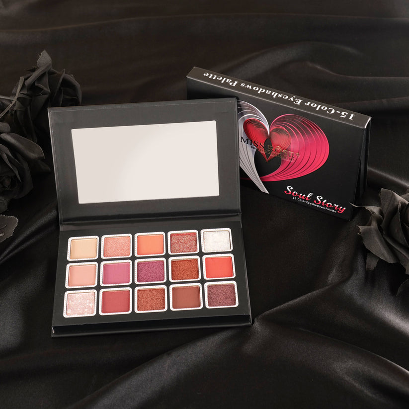 Miss Rose 15 Color Palette Collection - Versatile Miss Rose Eyeshadow Palette for Stunning Looks - MAT Beauty