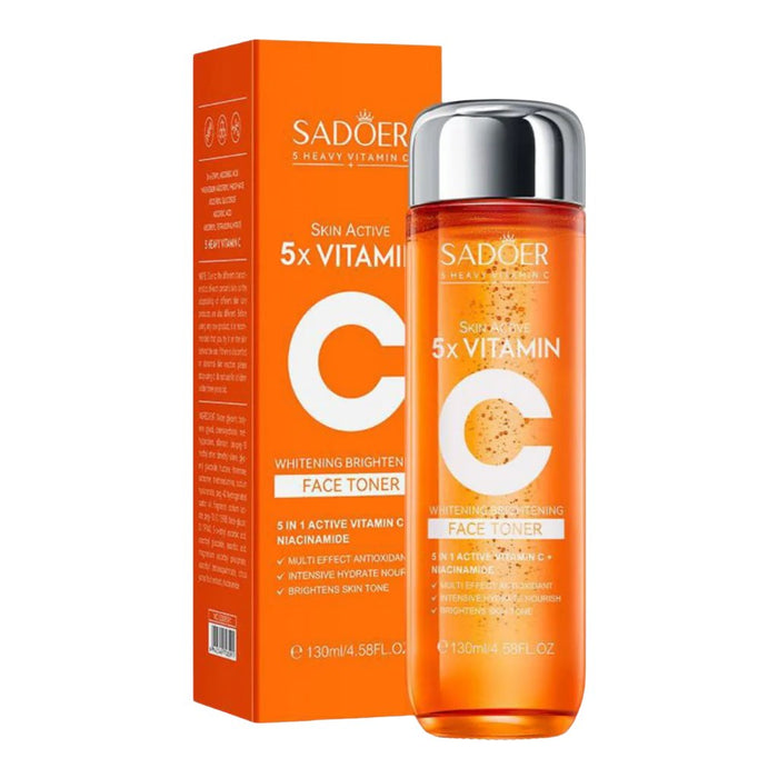 SADOER Vitamin C Face Toner 5X Heavy Whitening Active 130ml - MAT Beauty