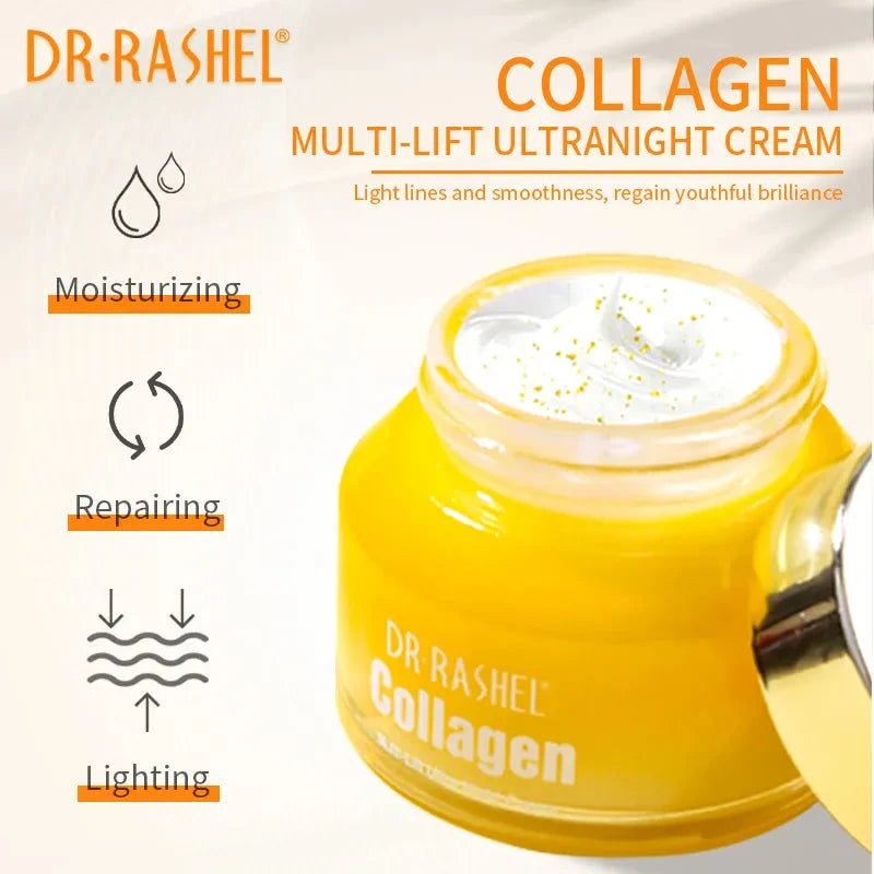 DR RASHEL Collagen Night Cream - Multi-Lift Ultra Night Cream 50g - MAT Beauty