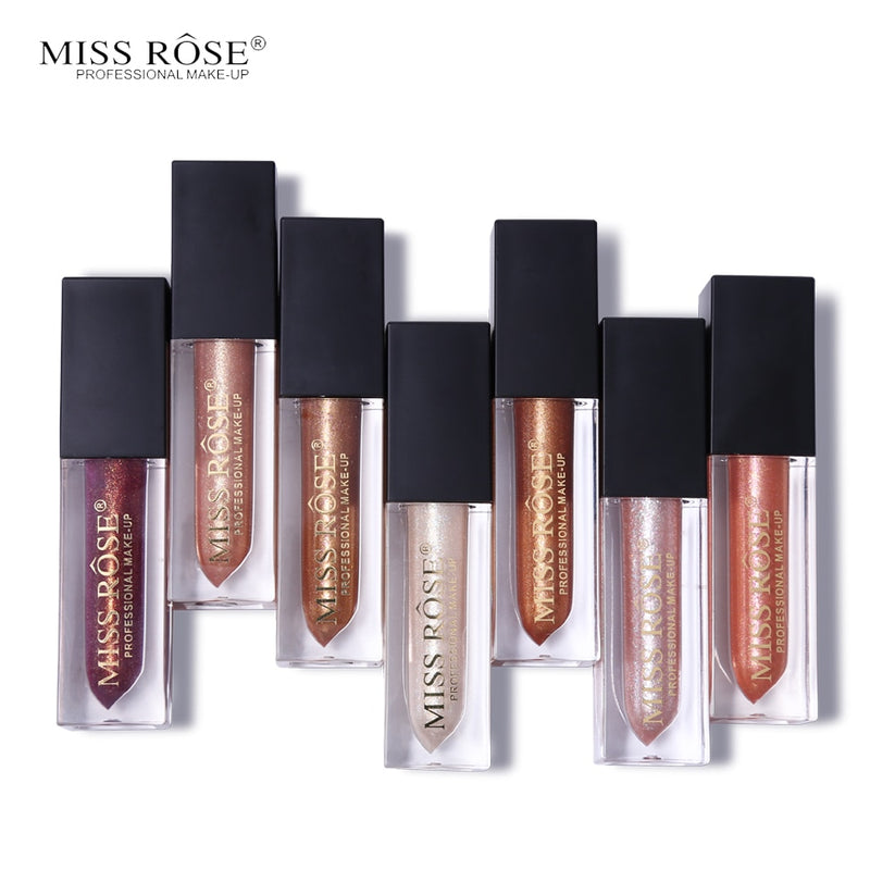 Miss Rose Glitter Lip Topper - Sparkling Finish for Luscious Lips - MAT Beauty