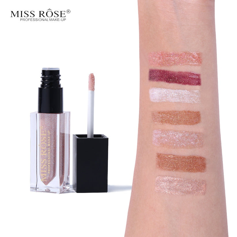 Miss Rose Glitter Lip Topper - Sparkling Finish for Luscious Lips - MAT Beauty