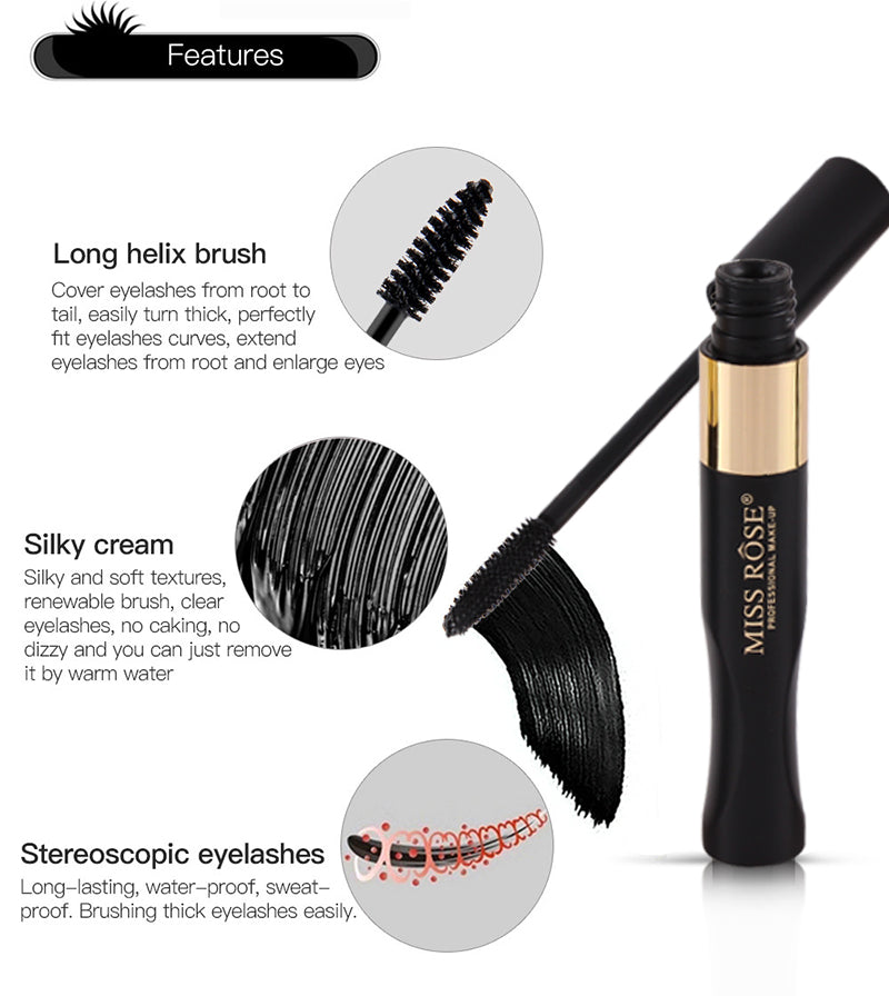 4D Silk Fiber Mascara for Luxurious Volume and Length - MAT Beauty