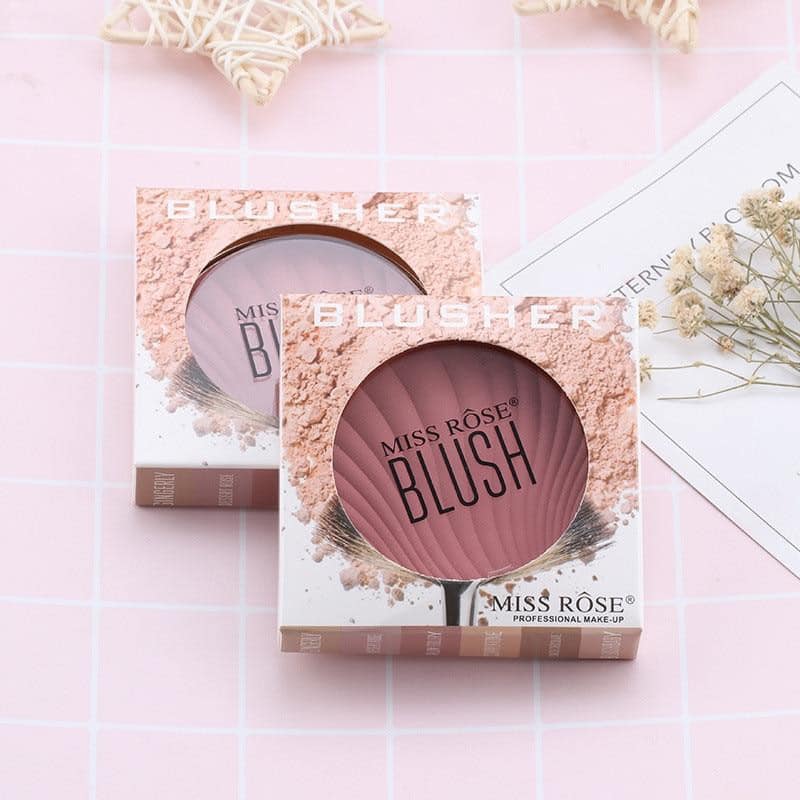 MISS ROSE Blush Makeup for Radiant Cheeks - Professional Formula - MAT Beauty