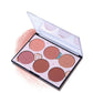 6 Color Miss Rose Blush Contour Palette for Flawless Makeup Application - MAT Beauty
