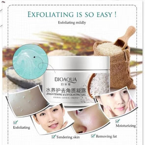 BIOAQUA Rice Gel Face Scrub for Brightening & Exfoliating Skin - MAT Beauty