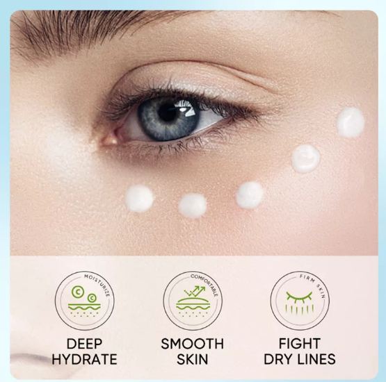 Sadoer Aloe Vera Eye Cream for Glowing Skin, Anti-Wrinkle & Dark Circles, 20g - MAT Beauty