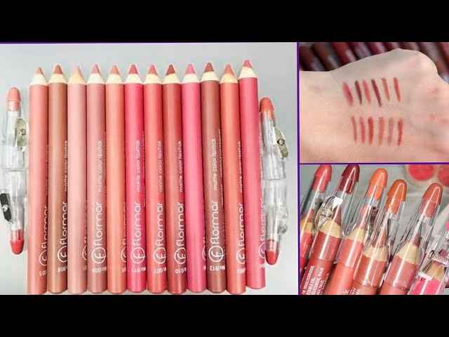 Flormar Matte Lipstick Pencil Set – Pack of 12 Shades