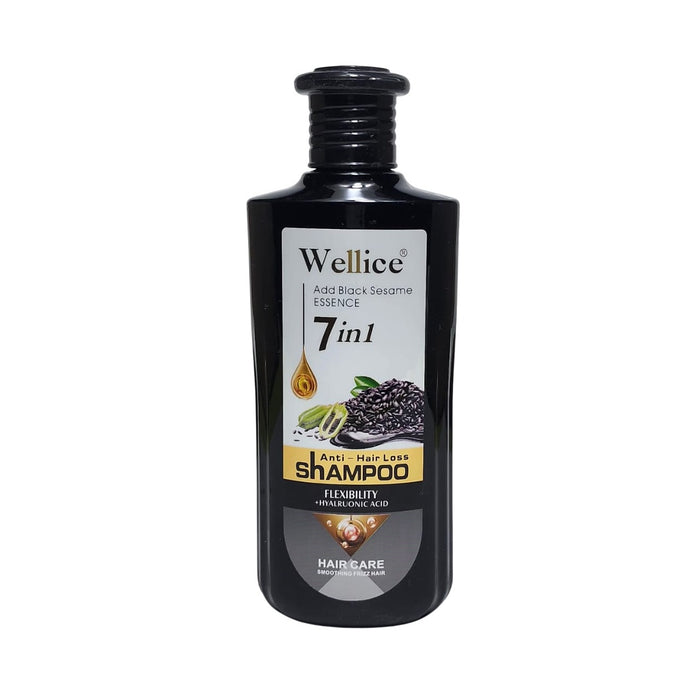 Wellice 7 in 1 Anti-Hair Loss Shampoo with Hyaluronic Acid for Soothing Frizz Control - MAT Beauty