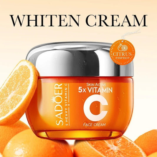 Sadoer Vitamin C Face Cream for Radiant Skin - 5x Strength - MAT Beauty