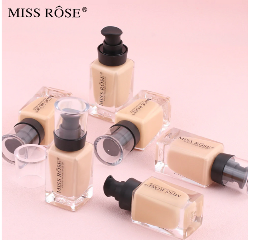 Miss Rose Foundation for Flawless Skin - Long-Lasting Coverage - MAT Beauty