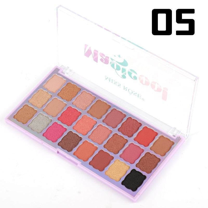 Missrose Eyeshadow Palette - 24 Magicool Shades for All-Day Glam - MAT Beauty