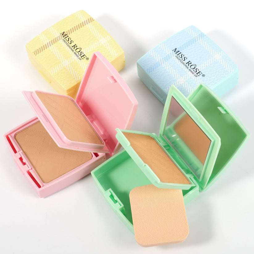 Miss Rose Compact Powder for a Glamorous Flawless Finish - MAT Beauty